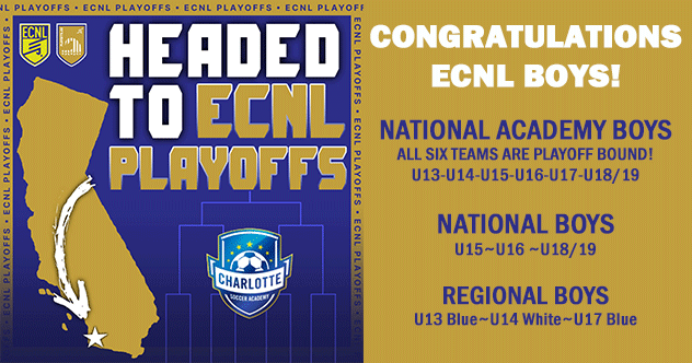 ECNL Teams Headed to Playoffs