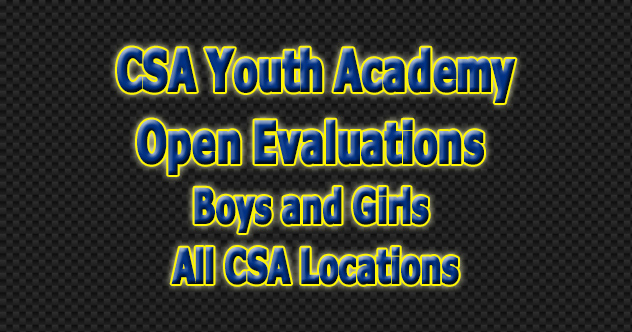 Youth Academy Evaluations